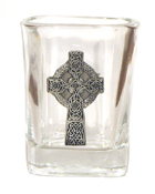 Celtic Ireland Shot Glass 2oz Celtic Cross Limited Edition