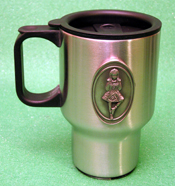 Celtic Ireland Irish Dancer Design Stainless Steel Travel Mug