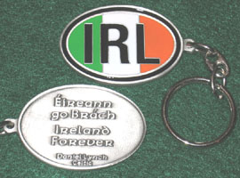 Celtic Ireland Keychain IRL Flag