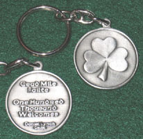 Celtic Ireland Keychain Irish Shamrock