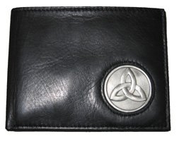 Celtic Ireland Billfold Wallet with Trinity Knot Emblem