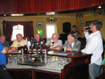in the pub